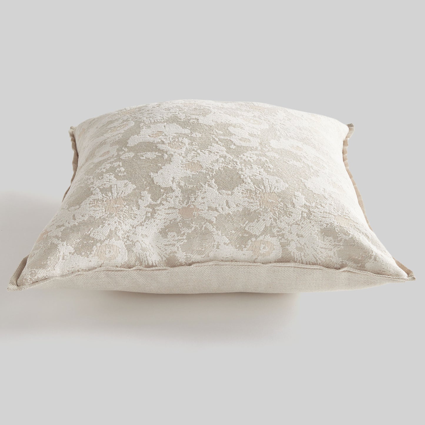 Light gray abstract square indoor-outdoor pillow 24 inch - stylish home accent (Image3).