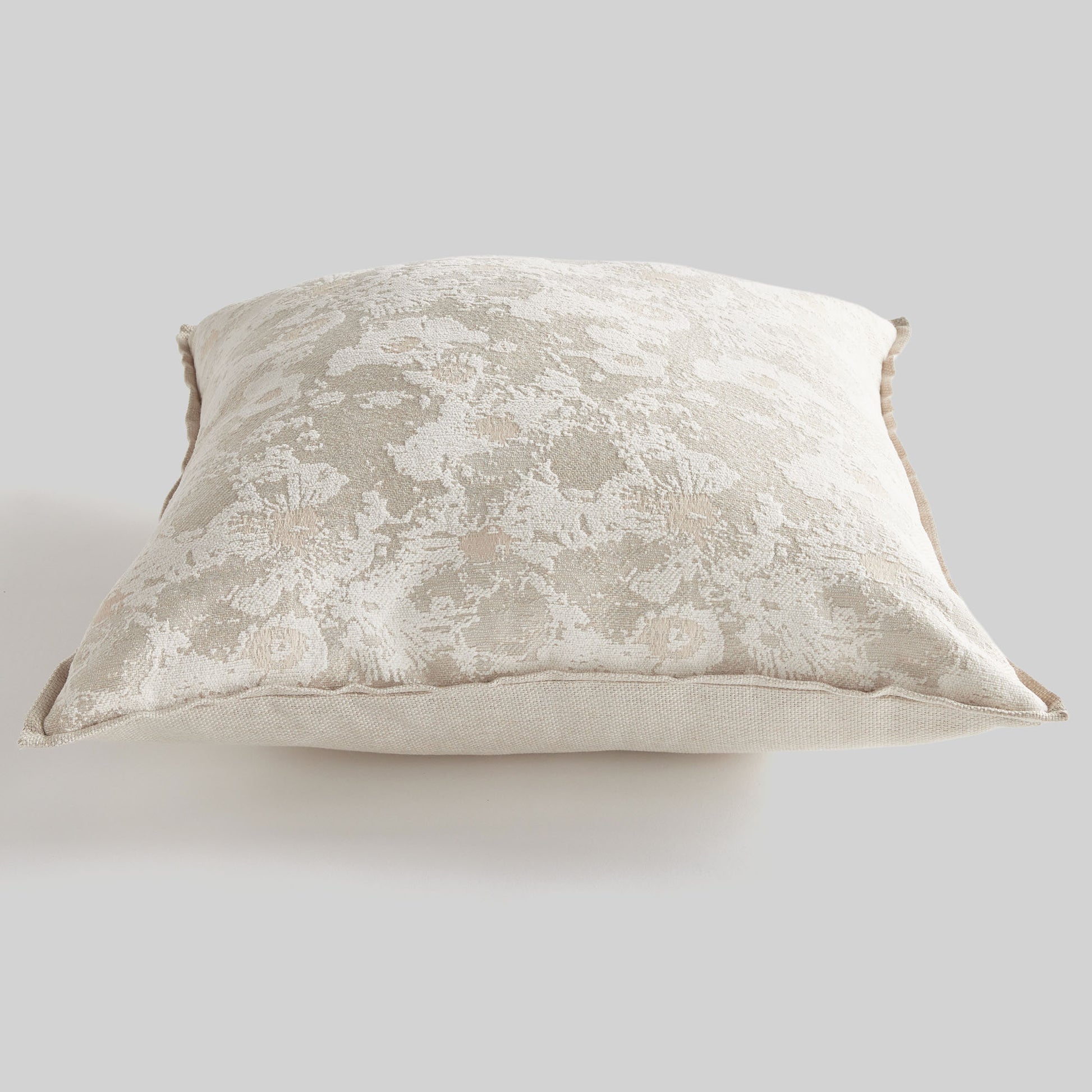 Light gray abstract square indoor-outdoor pillow 24 inch - stylish home accent (Image3).