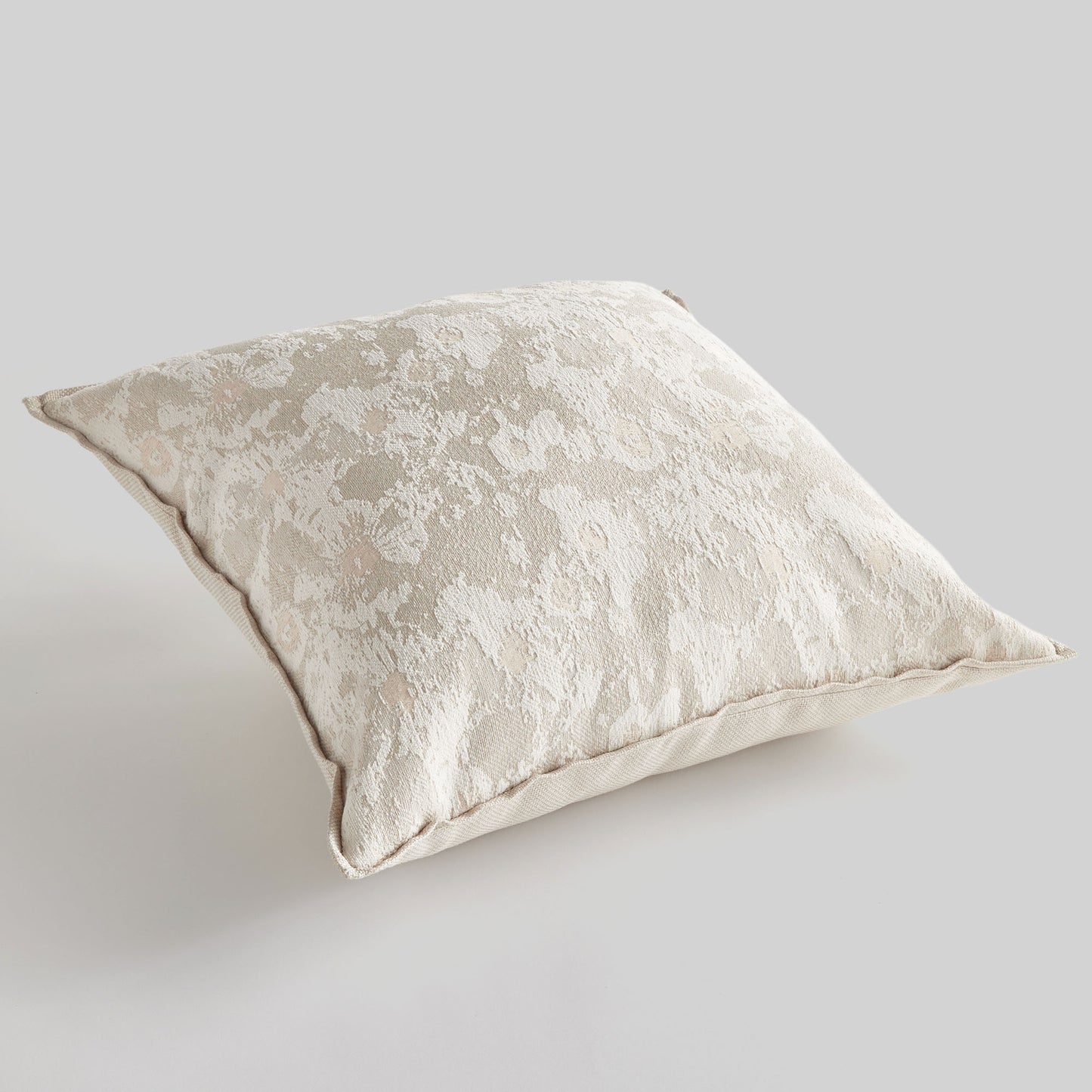 Light gray abstract square indoor-outdoor pillow 24 inch - stylish home accent (Image6).