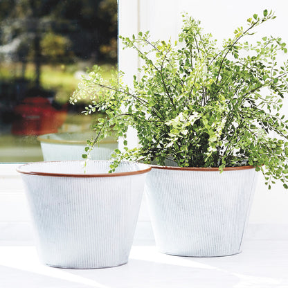 Maidenhair fern faux floral drop-in stylized on table.