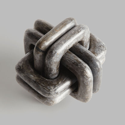 Marble knot sculpture - stylish home accent (Image2).
