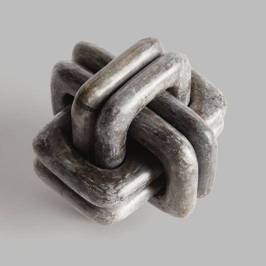 Marble knot sculpture - stylish home accent (Image2).
