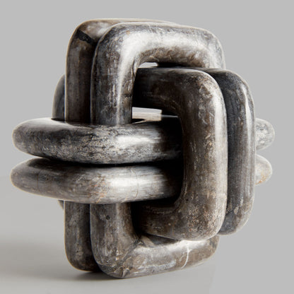 Marble knot sculpture - stylish home accent (Image3).