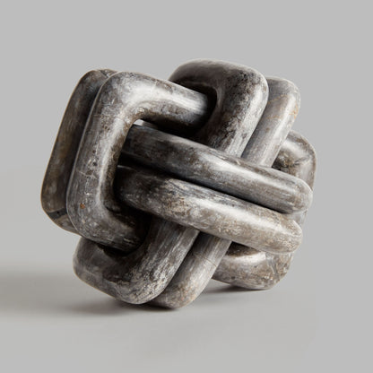 Marble knot sculpture - stylish home accent (Image4).