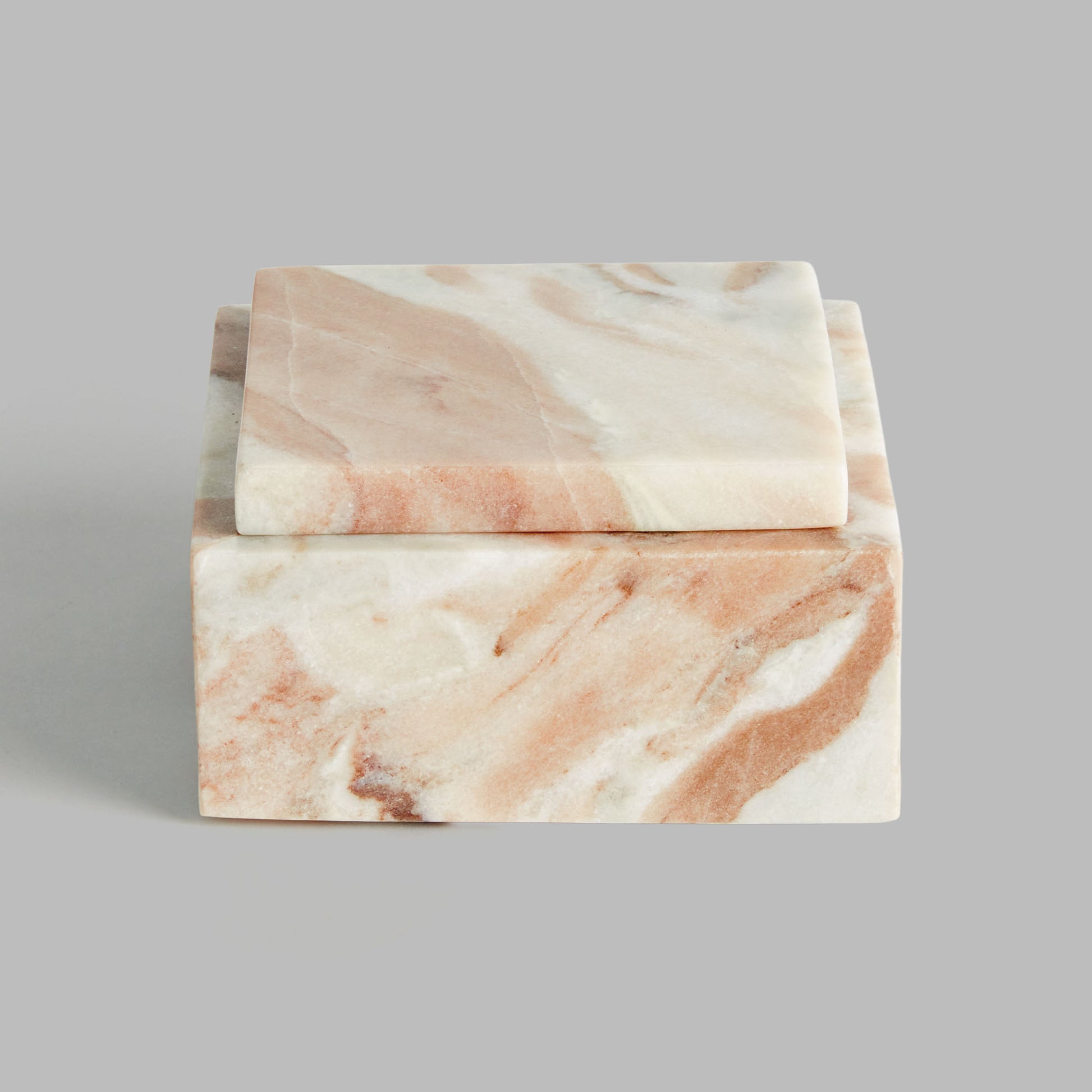 Marble square lidded box - stylish home accent (Image4).
