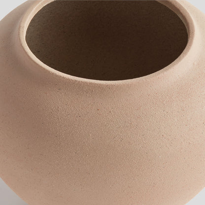 Matte clay teardrop large vase - stylish home accent (Image3).