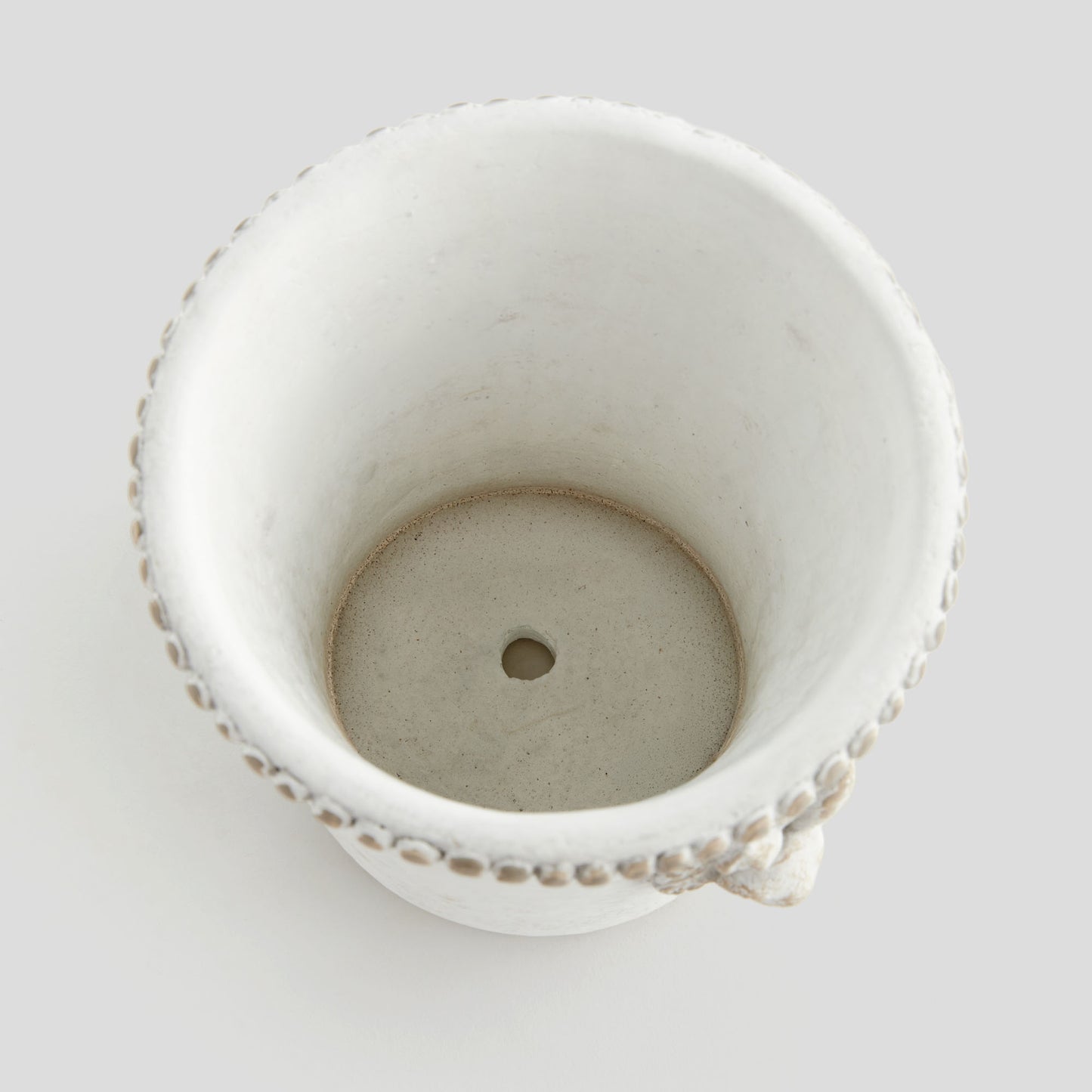 Medium speckled concrete rabbit pot - stylish home accent (Image2).