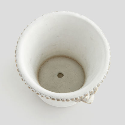 Medium speckled concrete rabbit pot - stylish home accent (Image2).