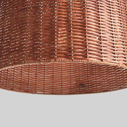 Natural rattan bell pendant 22 inch - stylish home accent (Image3).