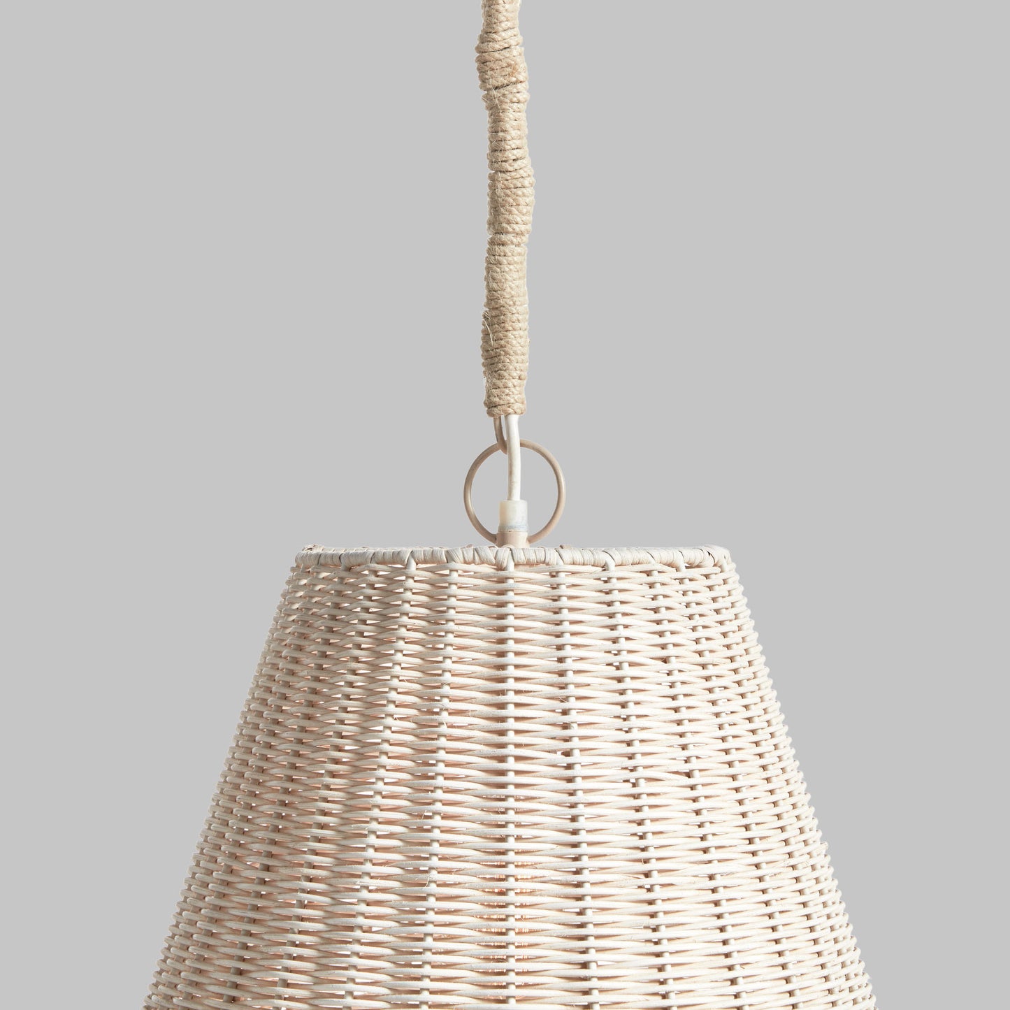 Natural rattan small pendant 16 inch - stylish home accent (Image4).