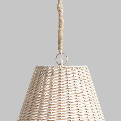 Natural rattan small pendant 16 inch - stylish home accent (Image4).