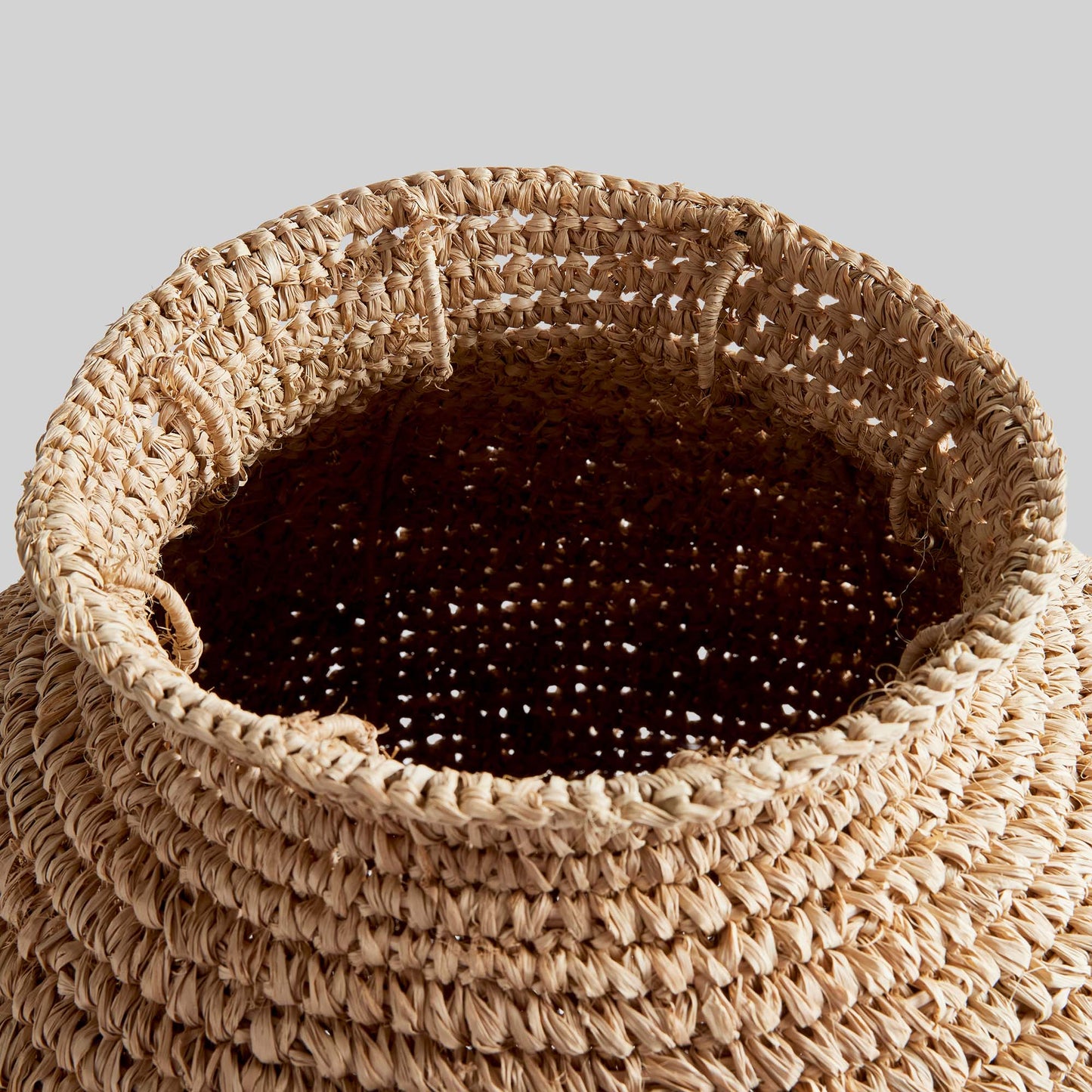 Natural woven corn husk large vase 18.75 inch - stylish home accent (Image3).