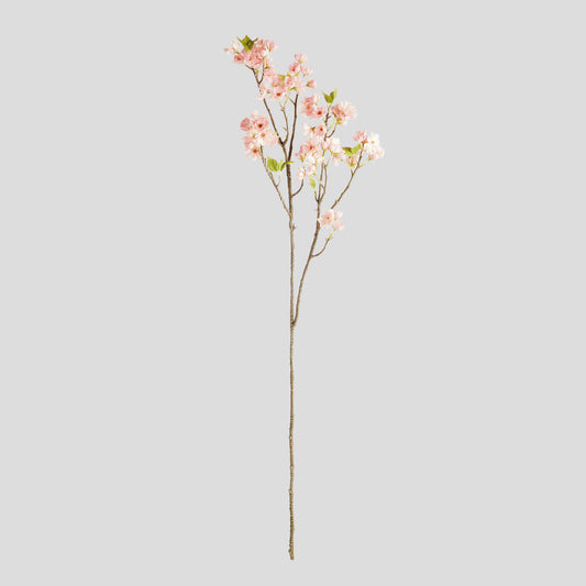 Pink faux cherry blossom branches (set of 2) - stylish home accent (Image1).