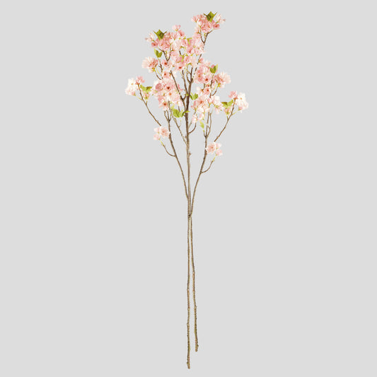 Pink faux cherry blossom branches (set of 2) - stylish home accent (Image2).