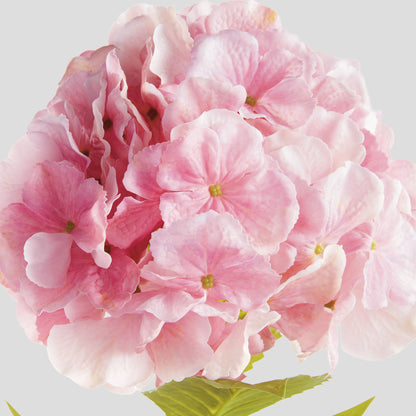 Pink faux hydrangea stems (set of 4) - stylish home accent (Image2).