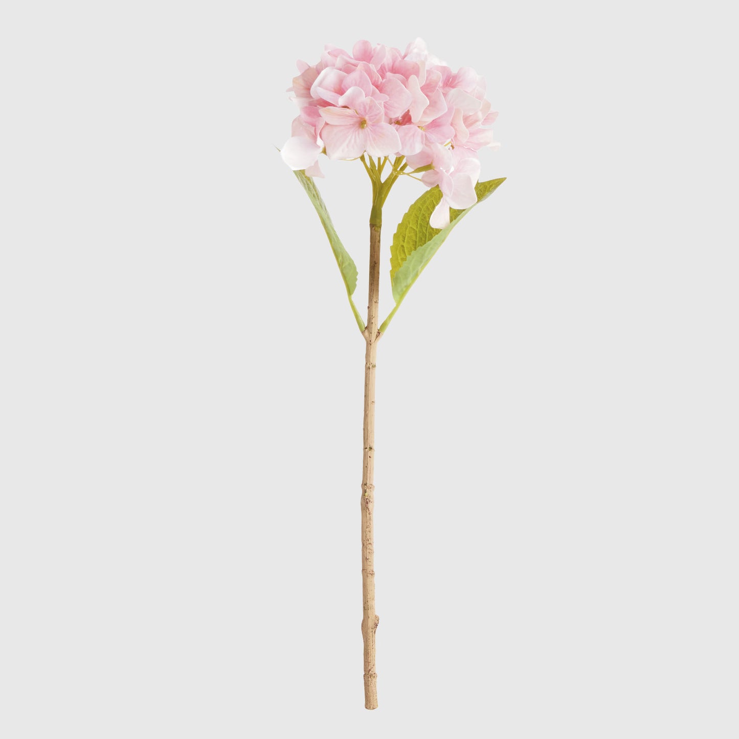 Pink faux hydrangea stems (set of 6) - stylish home accent (Image1).