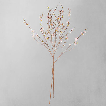 Pink faux quince blossom branches (set of 2) - stylish home accent (Image2).