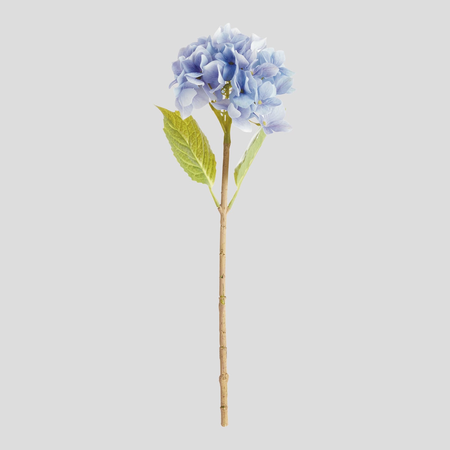 Purple faux hydrangea stems (set of 6) - stylish home accent (Image1).