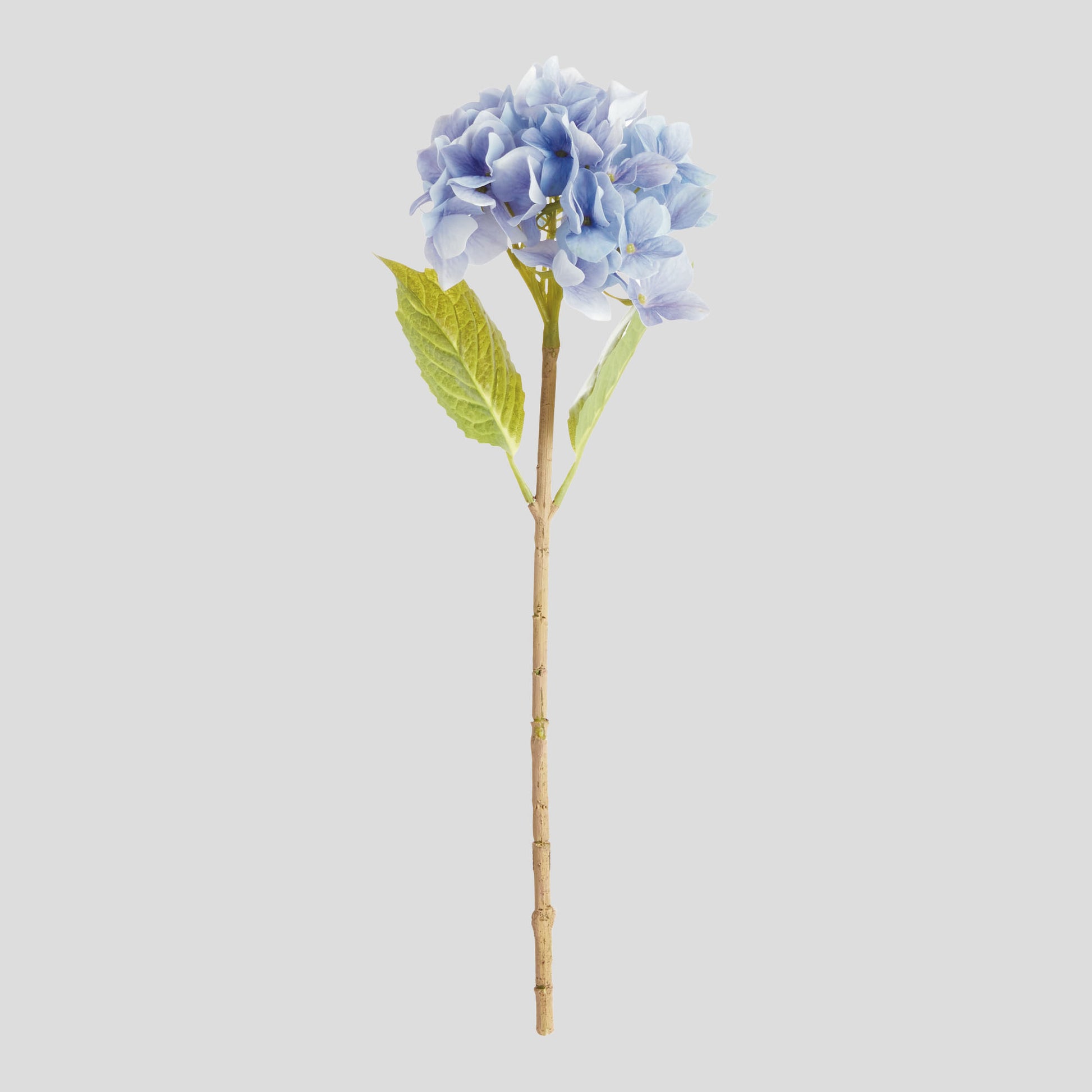 Purple faux hydrangea stems (set of 6) - stylish home accent (Image1).