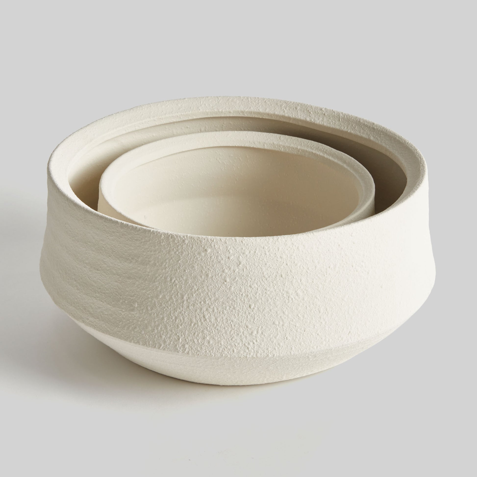 Putty terracotta decorative bowls (set of 2) - stylish home accent (Image3).
