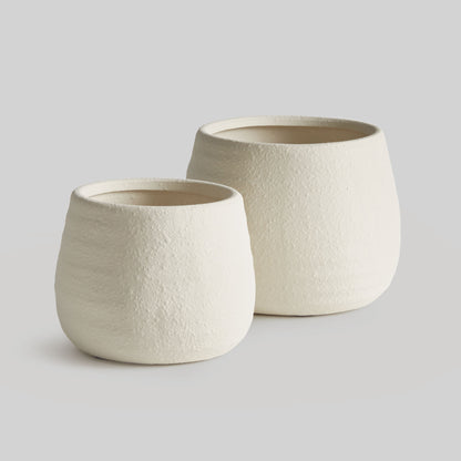 Putty terracotta pots (set of 2) - stylish home accent (Image1).