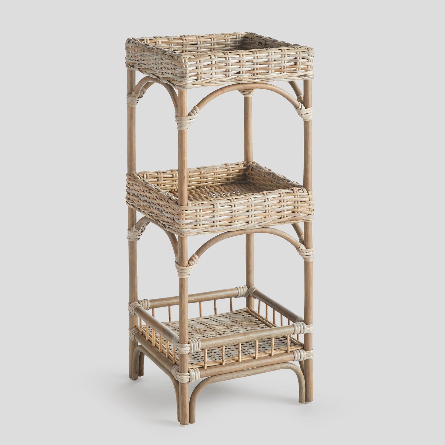Rattan etagere 16 inch - stylish home accent (Image1).