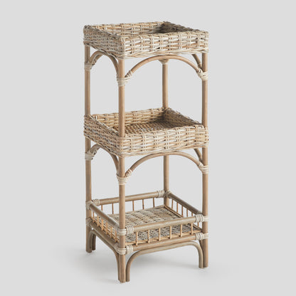 Rattan etagere 16 inch - stylish home accent (Image1).