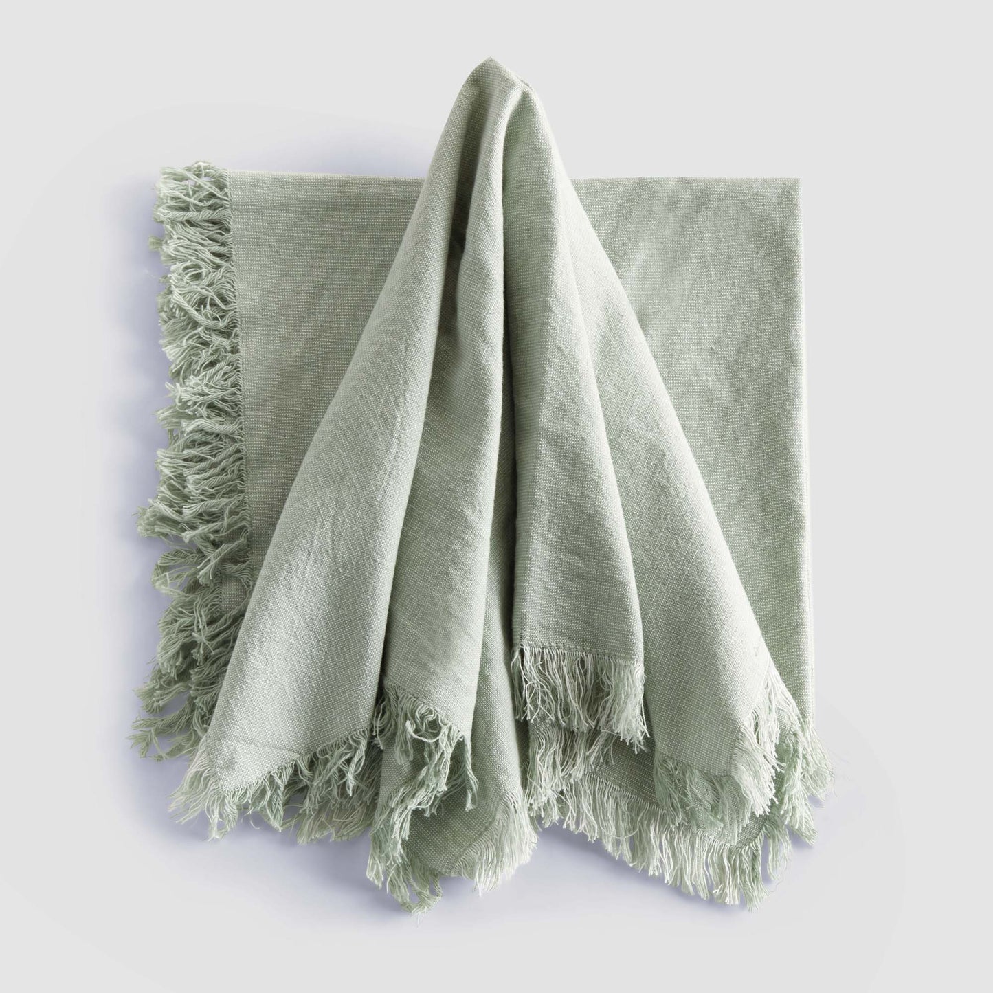 Seafoam cotton dinner napkins (set of 4) - stylish home accent (Image1).