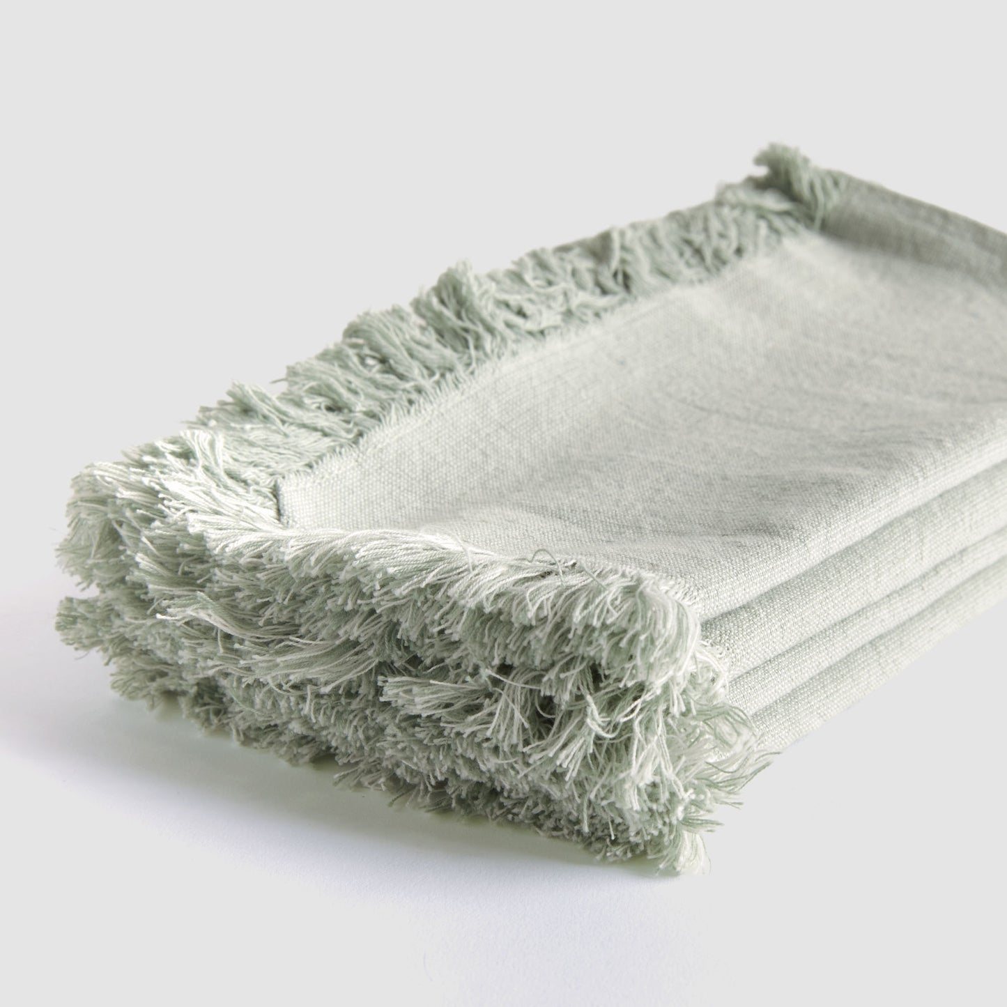 Seafoam cotton dinner napkins (set of 4) - stylish home accent (Image2).