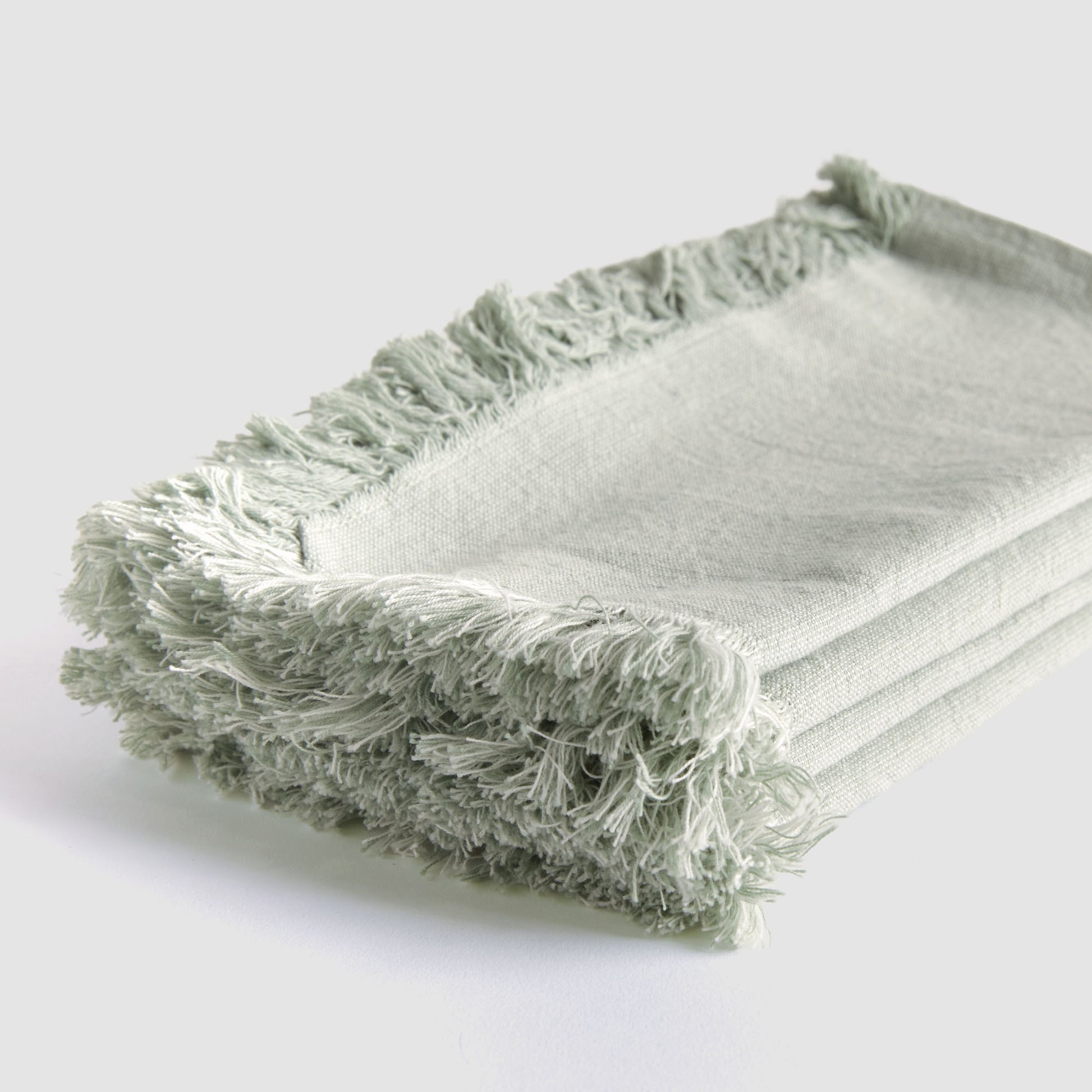 Seafoam cotton dinner napkins (set of 4) - stylish home accent (Image2).