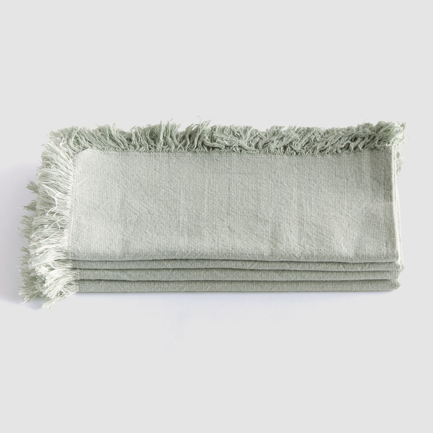 Seafoam cotton dinner napkins (set of 4) - stylish home accent (Image3).