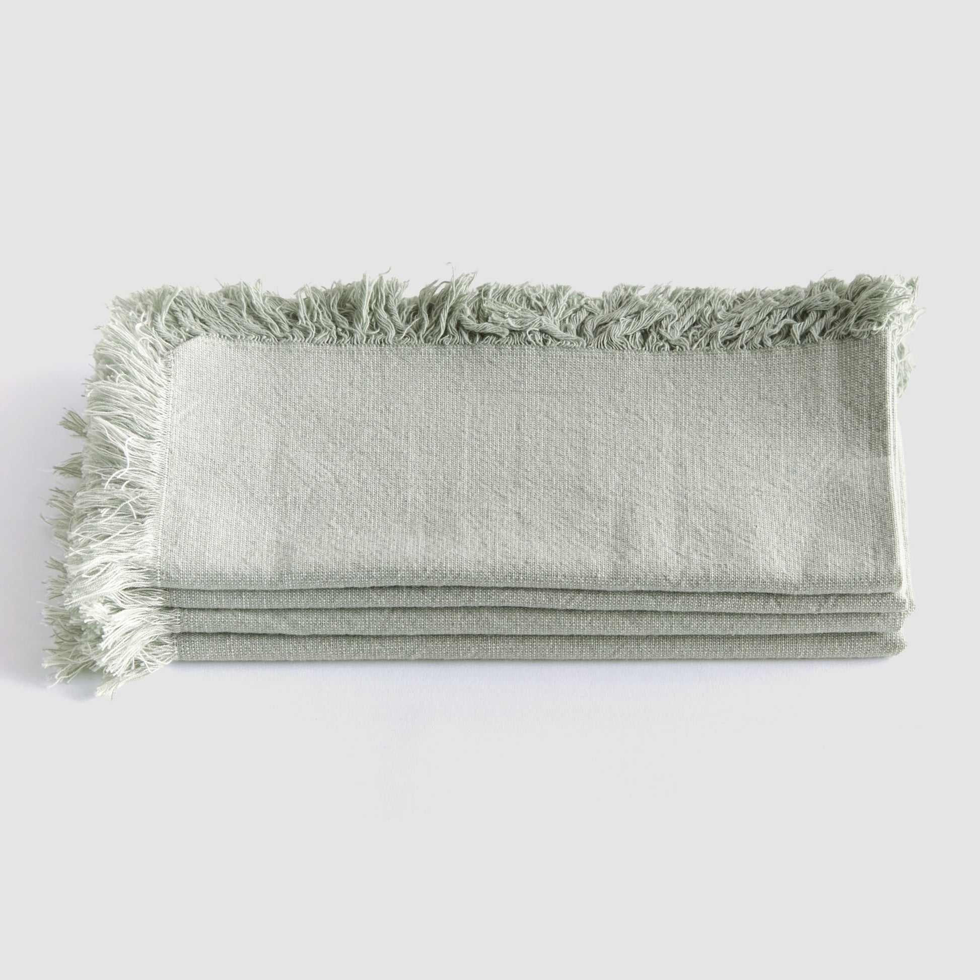 Seafoam cotton dinner napkins (set of 4) - stylish home accent (Image3).