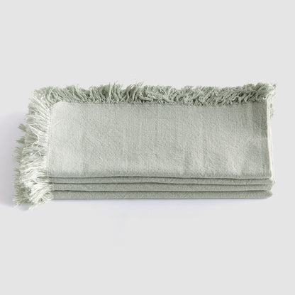 Seafoam cotton dinner napkins (set of 4) - stylish home accent (Image3).