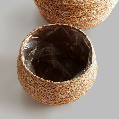 Seagrass round tapered baskets (set of 3) - stylish home accent (Image2).