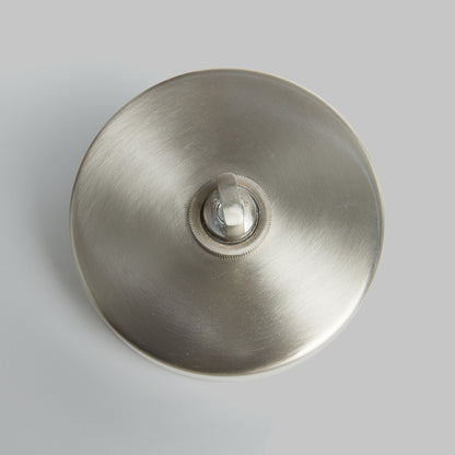 Silver glass 15 inch pendant - stylish home accent (Image2).