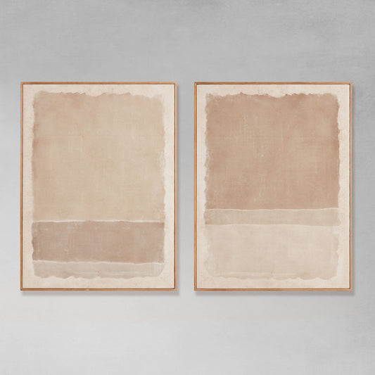 Taupe abstract giclees 29.5 inch (set of 2) - stylish home accent (Image1).