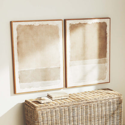 Taupe abstract giclees 29.5 inch (set of 2) - stylish home accent (Image3).