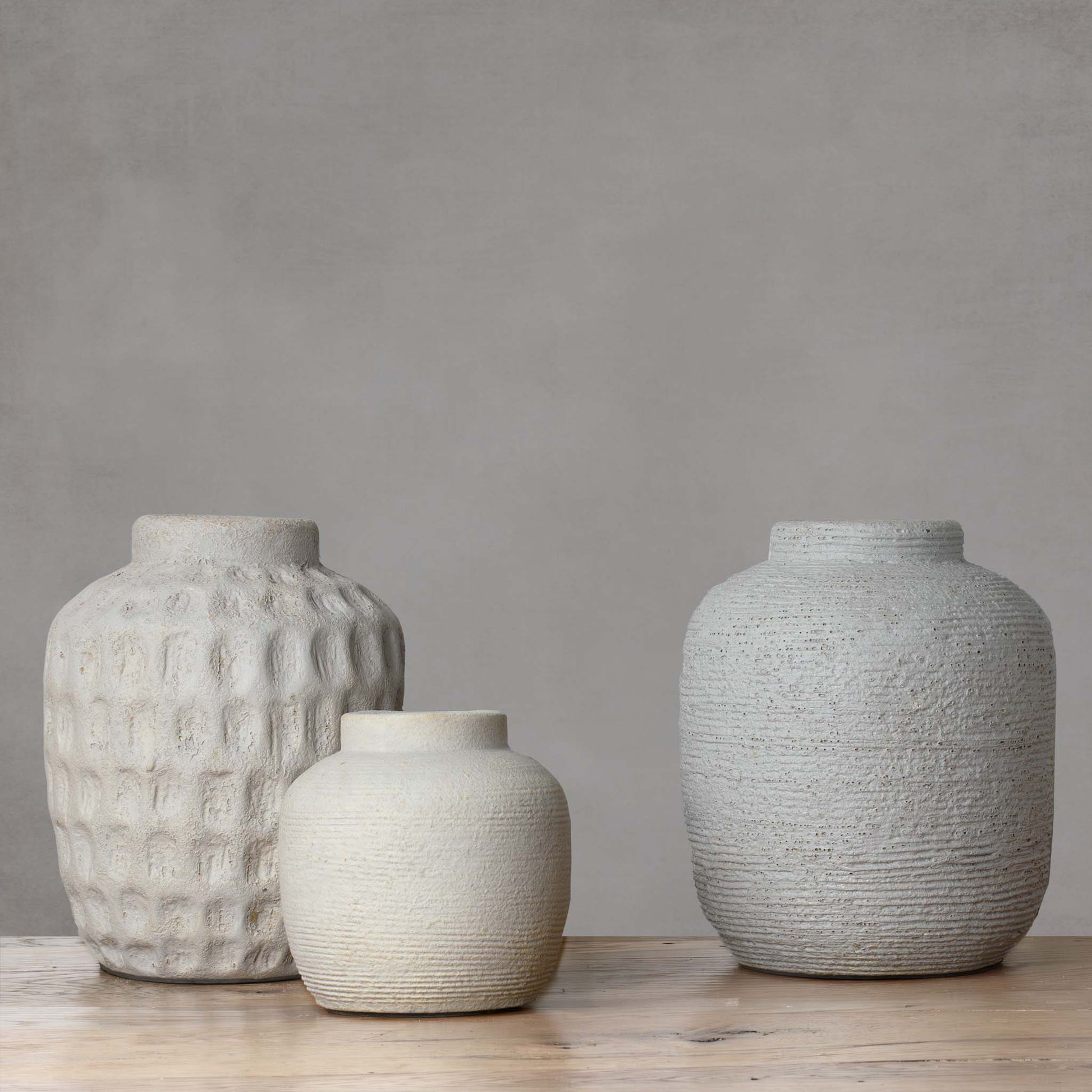 handcrafted textured ceramic vase | parker + gibbs