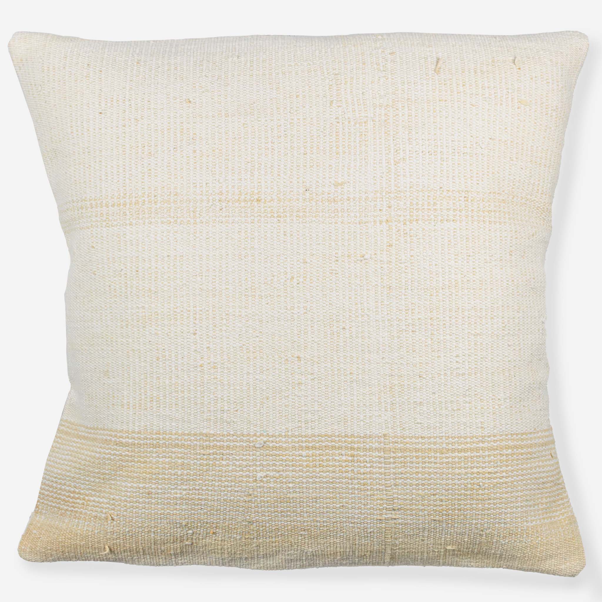 White Turkish on sale Striped kilim Hemp Pillow - coforful stripes on Turkish Hemp Kilim Cushion