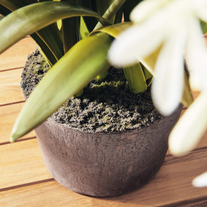 White faux agapanthus drop-in 29 inch - stylish home accent (Image7).