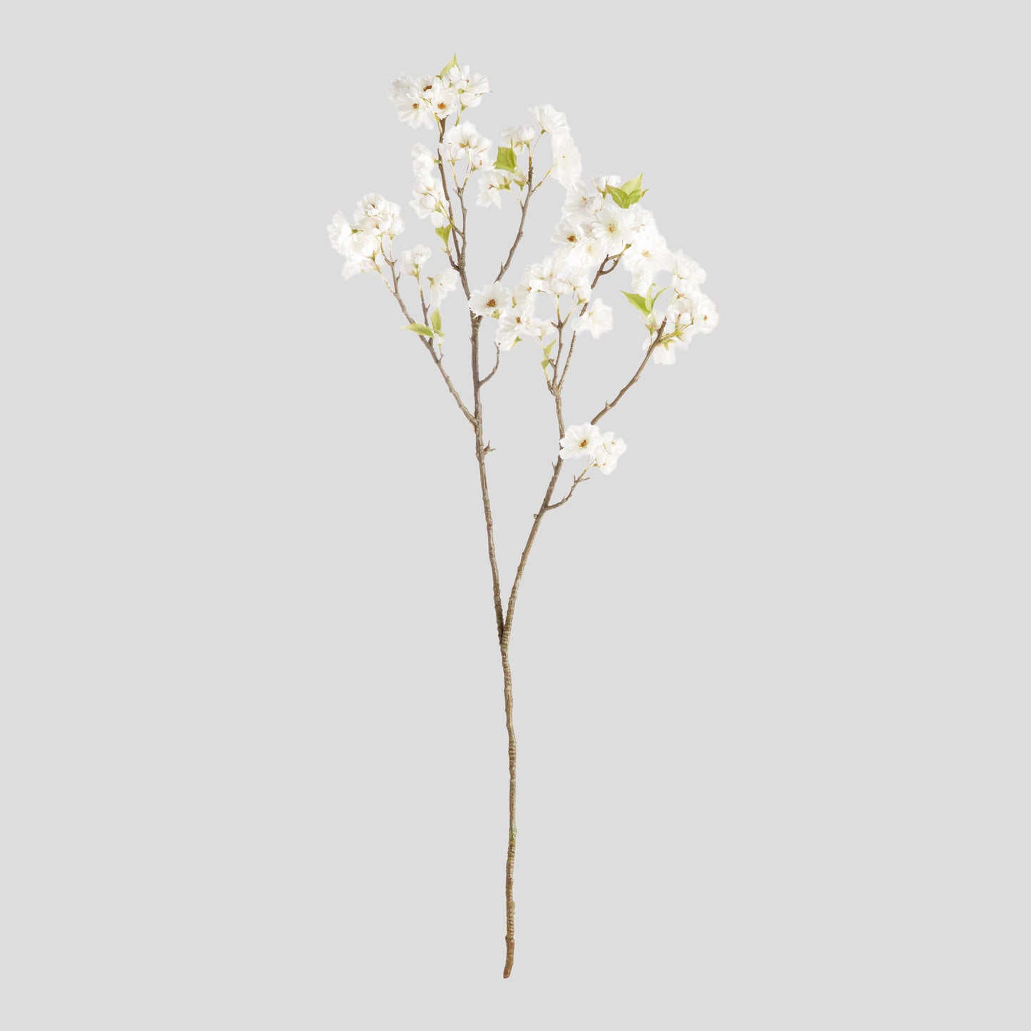 White faux cherry blossom branches (set of 2) - stylish home accent (Image1).
