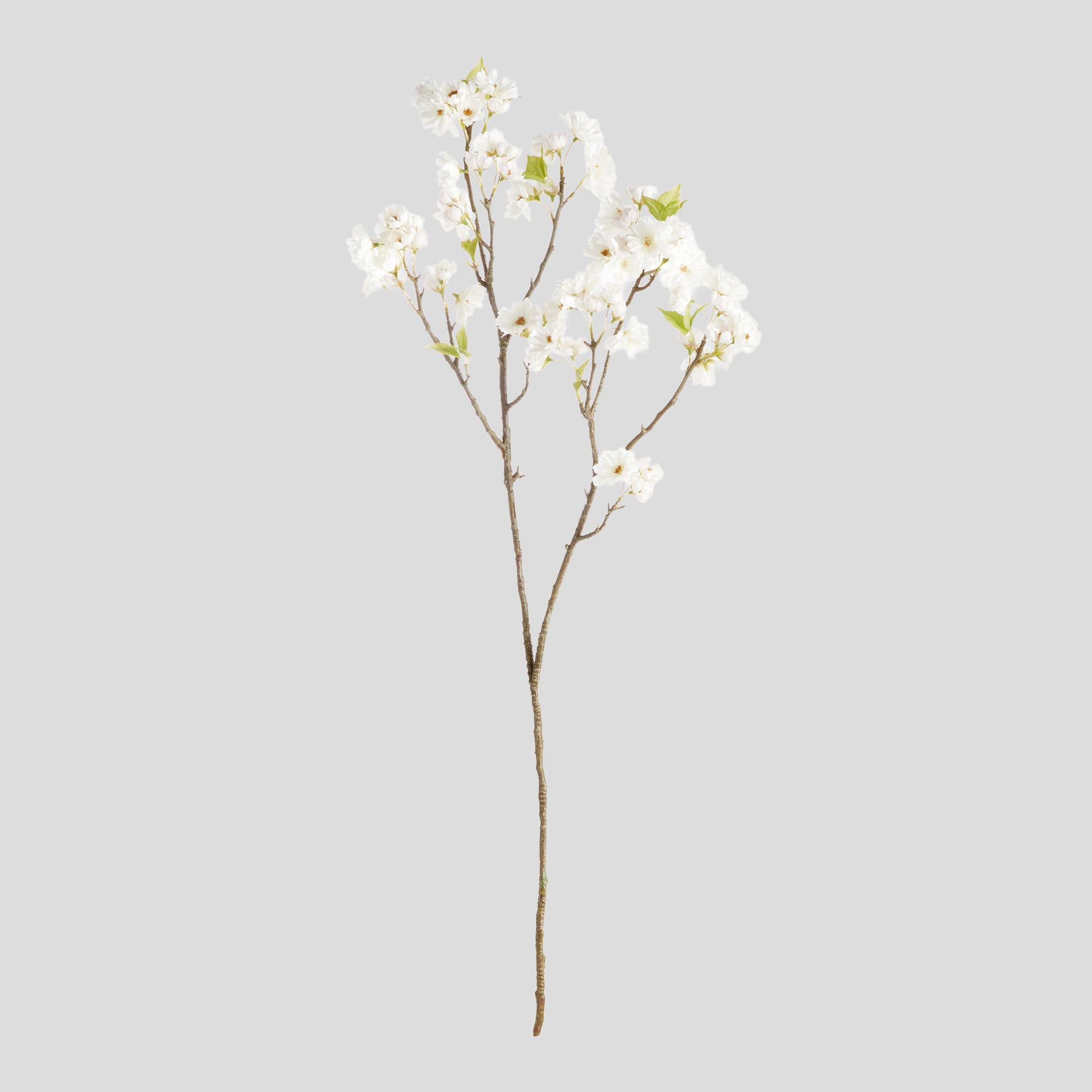 White faux cherry blossom branches (set of 2) - stylish home accent (Image1).