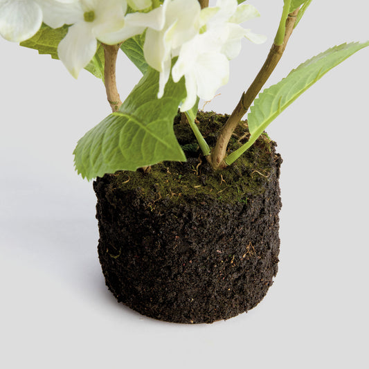 White faux hydrangea drop-in - stylish home accent (Image2).