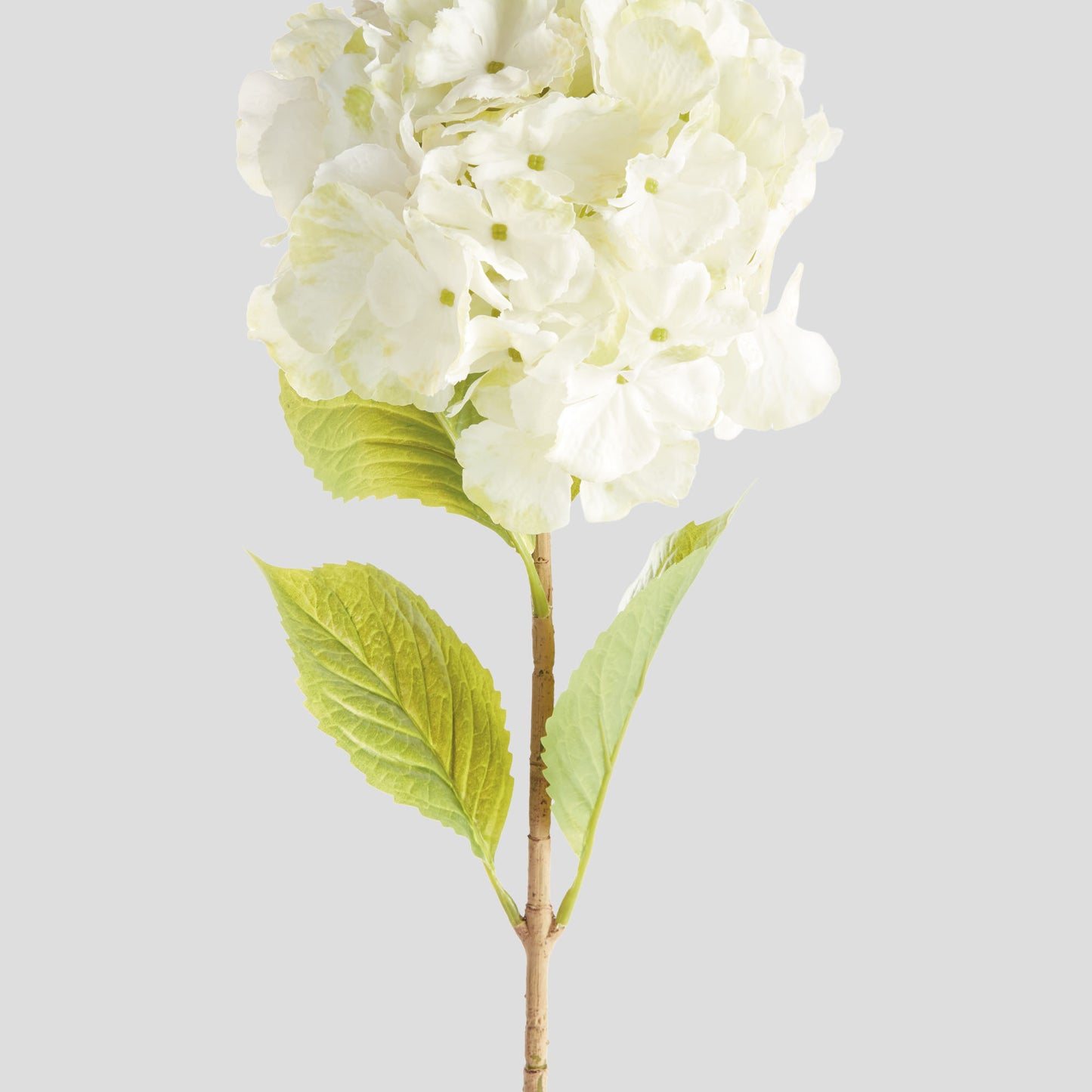 White faux hydrangea stems (set of 4) - stylish home accent (Image3).