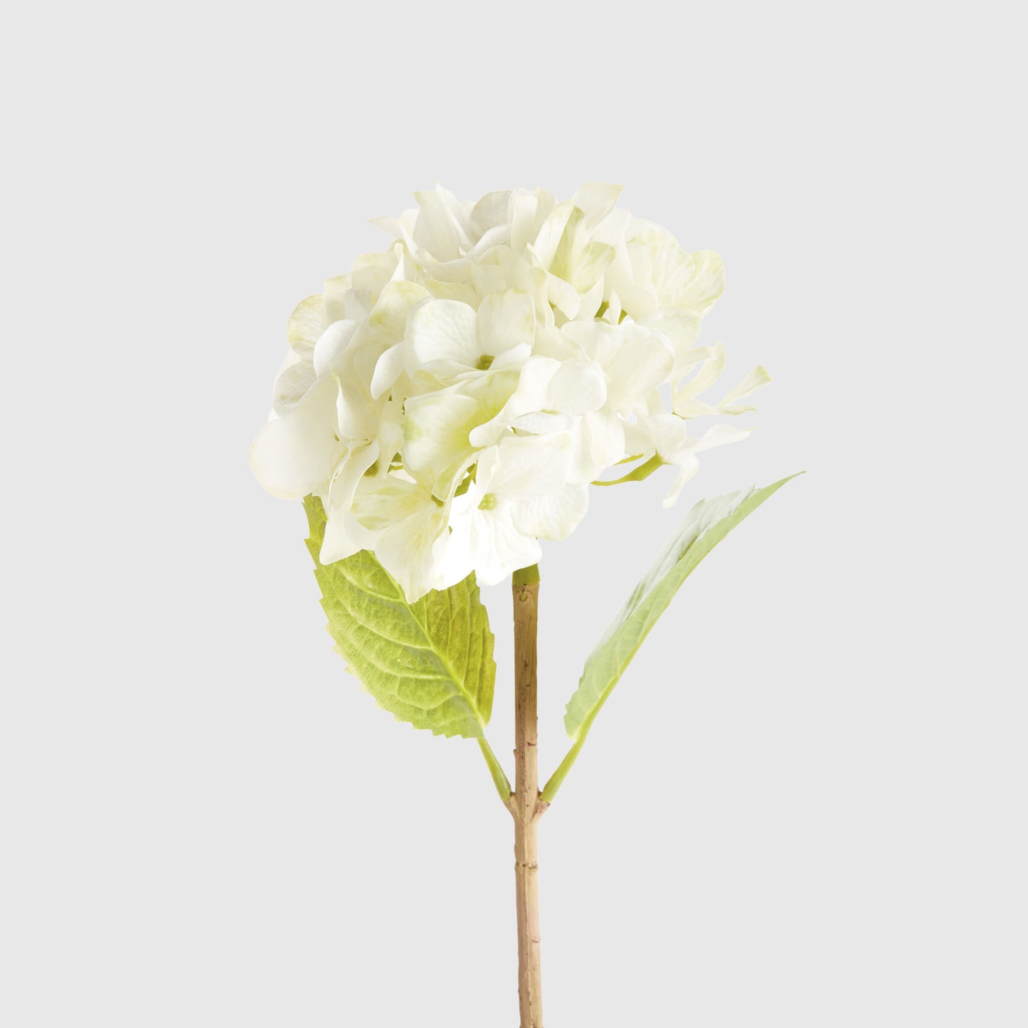 White faux hydrangea stems (set of 6) - stylish home accent (Image4).