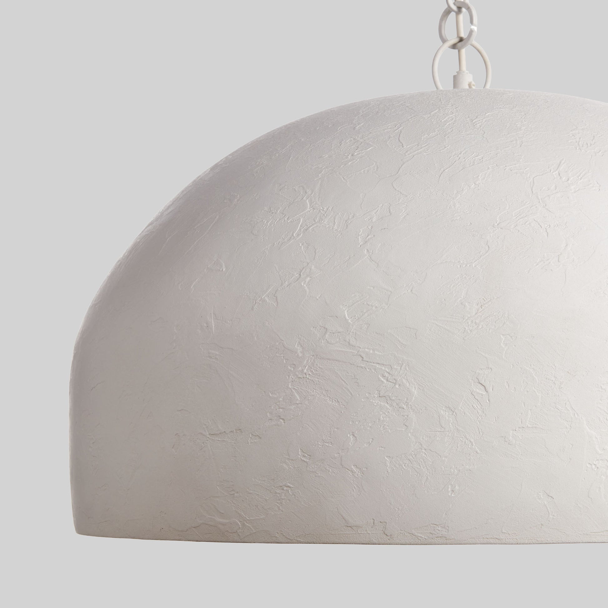 White textured dome large pendant 24 inch - stylish home accent (Image4).