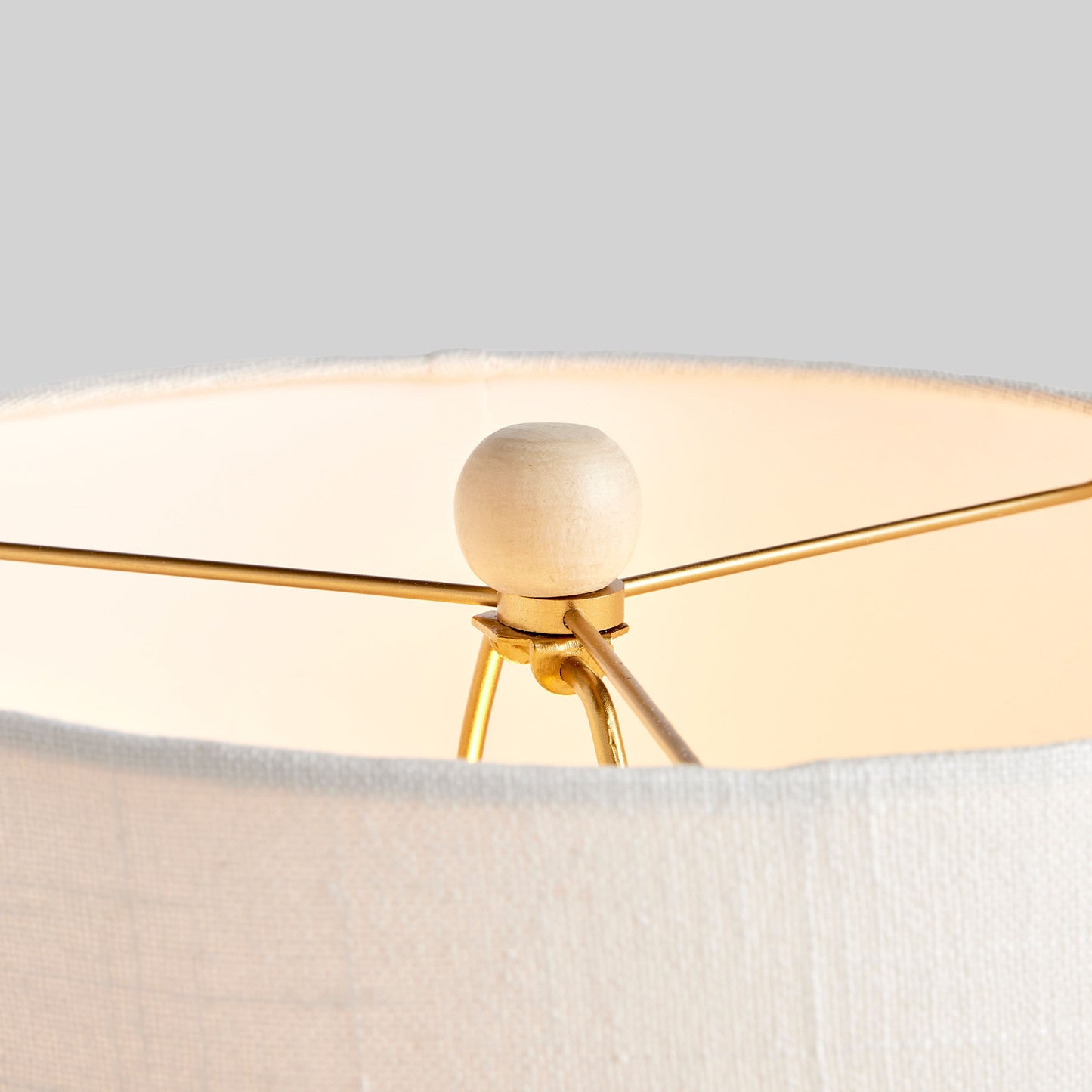 Whitewash rattan tapered lamp 23 inch - stylish home accent (Image2).