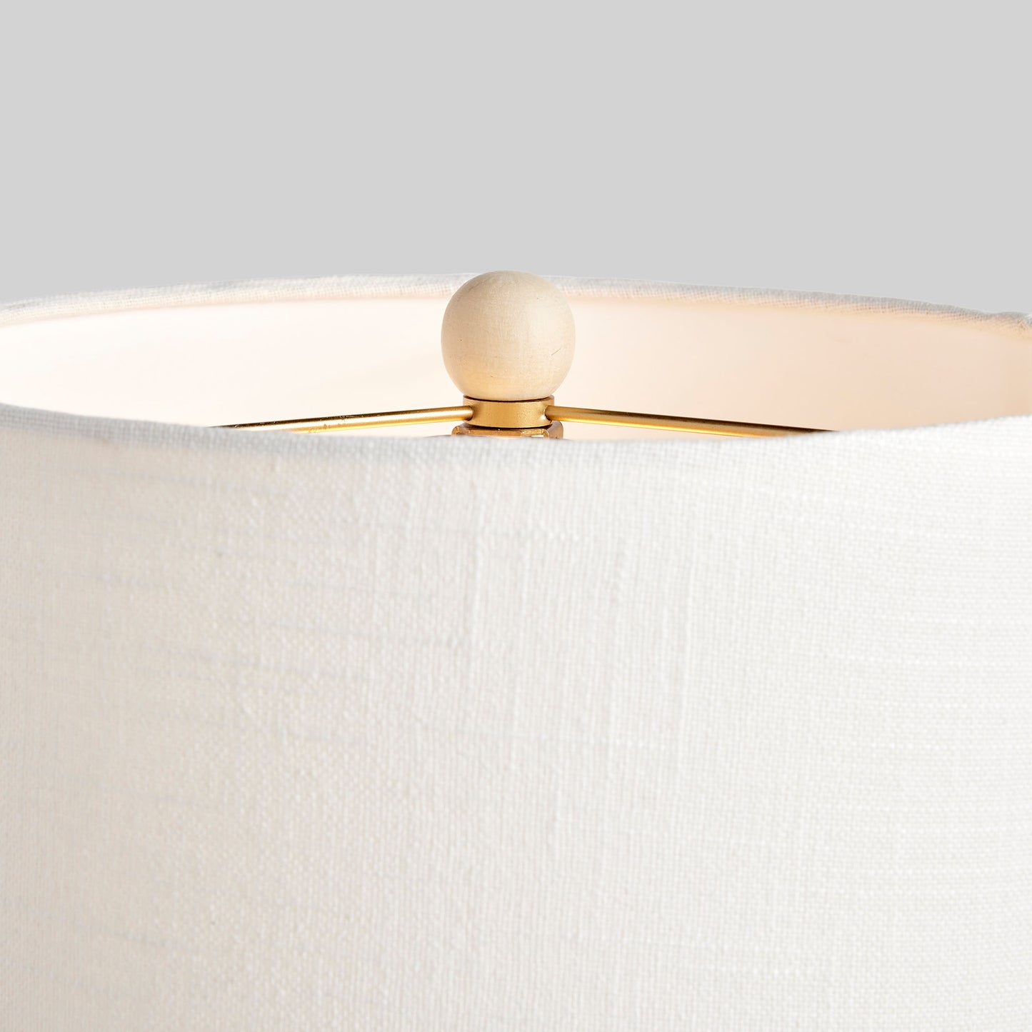 Whitewash rattan teardrop lamp 14 inch - stylish home accent (Image2).