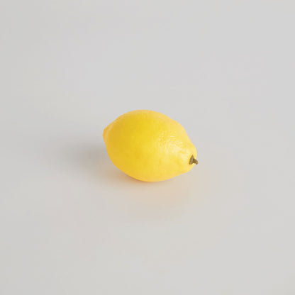 Yellow faux lemons (set of 6) - stylish home accent (Image2).