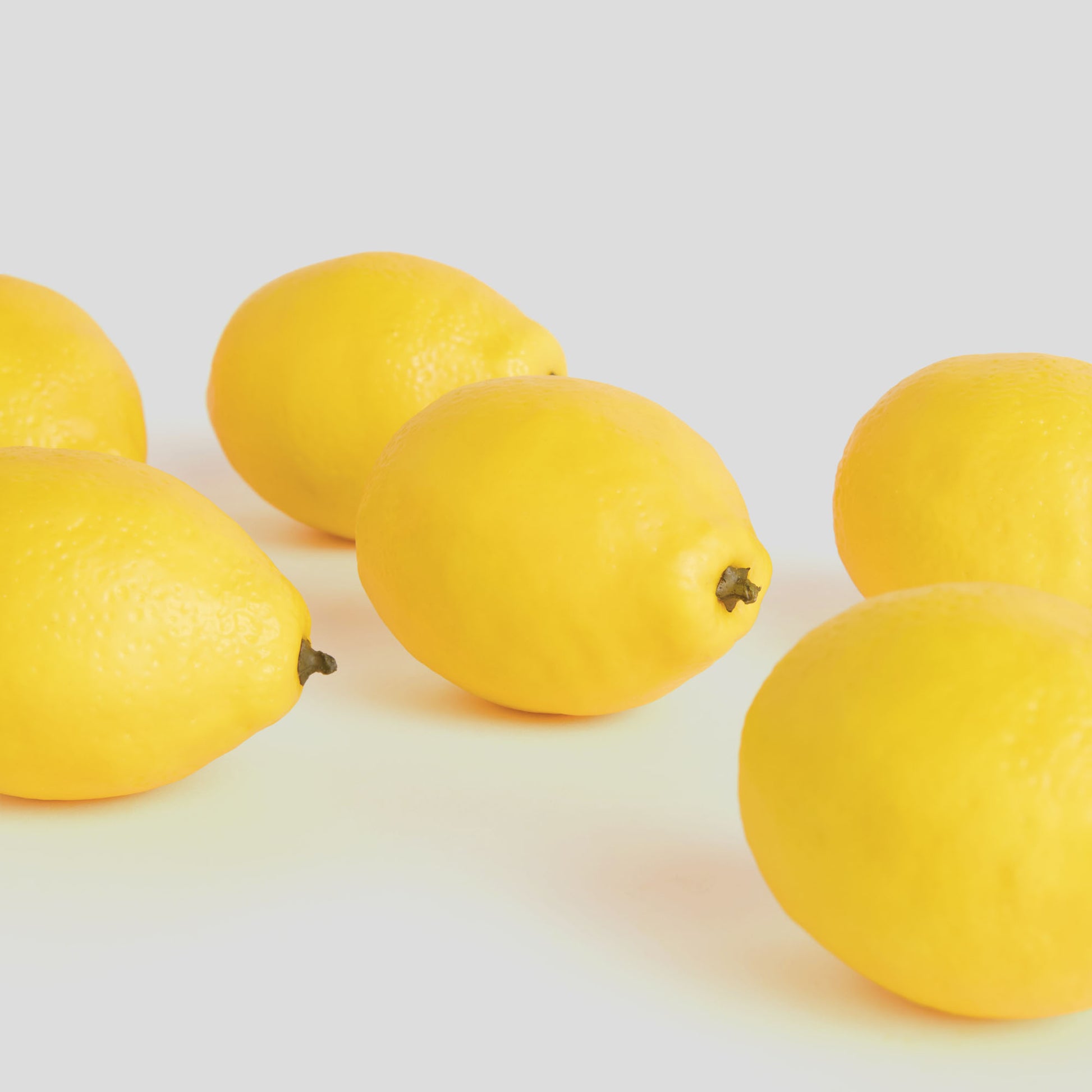 Yellow faux lemons (set of 6) - stylish home accent (Image4).